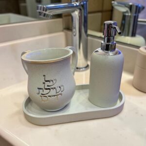 סט נטלה סבונית ומגש